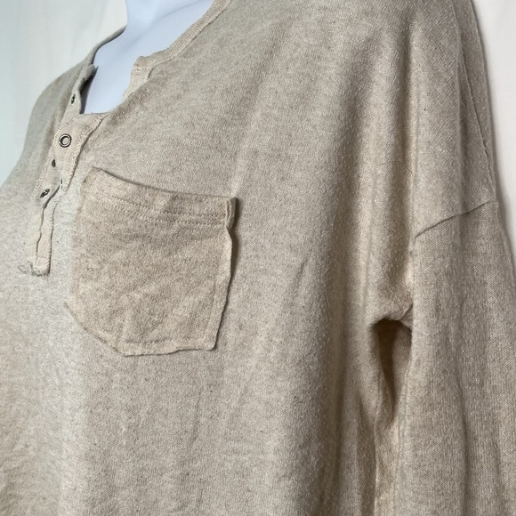 In‎ Loom Women's Peasant Top Sz M Soft Tunic Boho Cottagecore V Neck - Picture 5 of 13